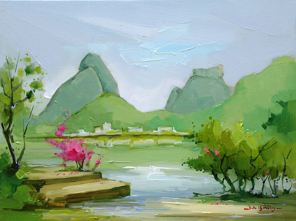 Gávea Stone Viewed from the Rodrigo de Freitas Lagoon