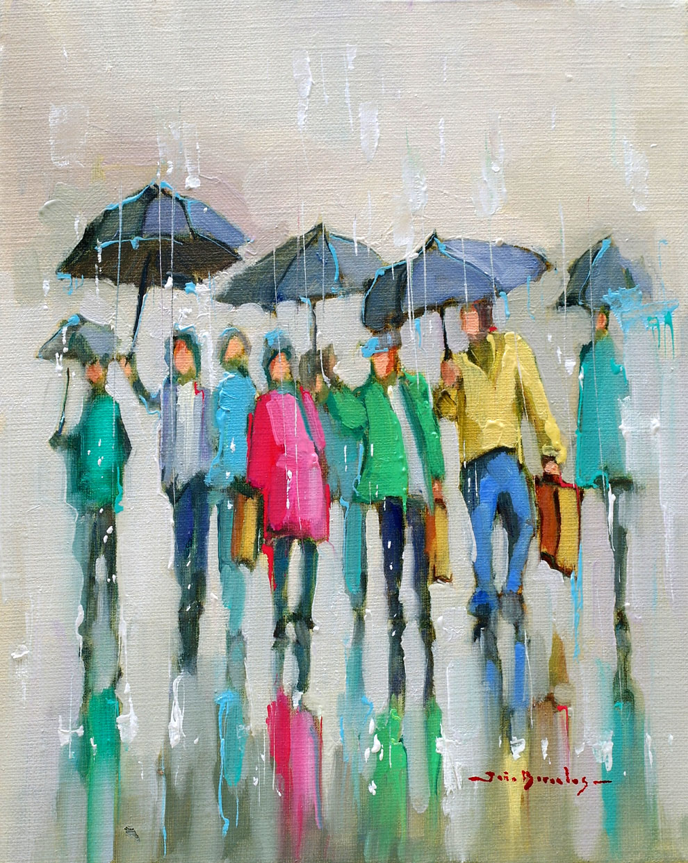 Going to Paint despite the Rain