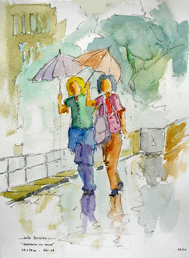 Walking in the Rain