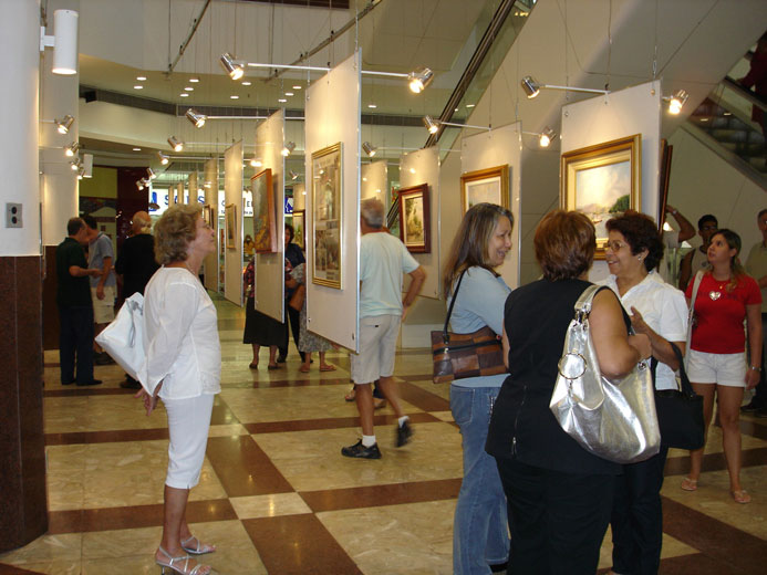 Exhibition in the Ilha Plaza Shopping