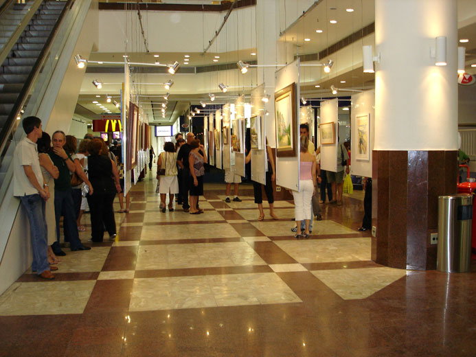 Exhibition in the Ilha Plaza Shopping