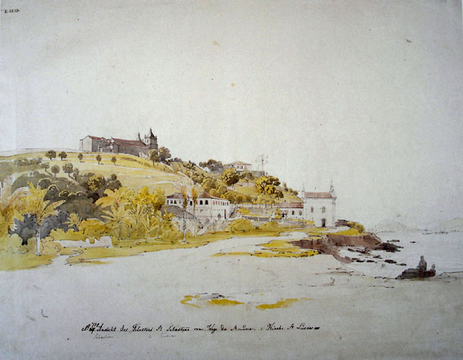 Watercolor by Thomas Ender - 1817 ou 1818