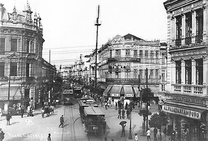 Carioca Street in the beginning of the 20th century